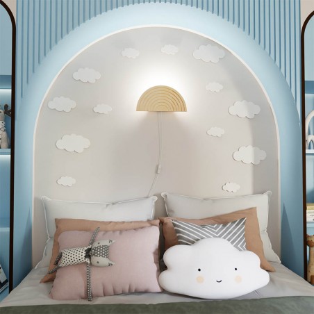 Applique murale enfants Arc-en-ciel