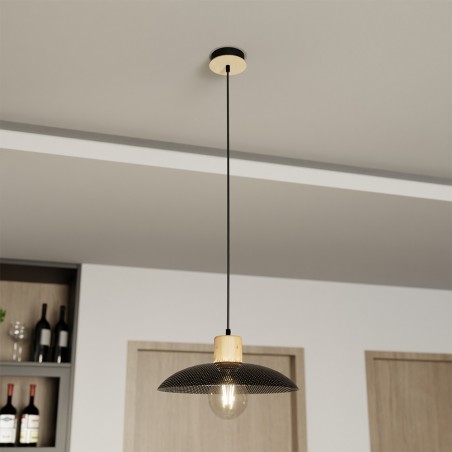 Lámpe de plafond Briana Noir