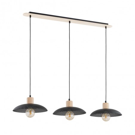 Lámpe de plafond Briana Noir (3 lumieres)