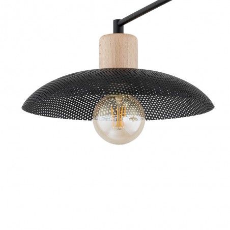 Lámpe de plafond Briana Noir (4 lumieres)