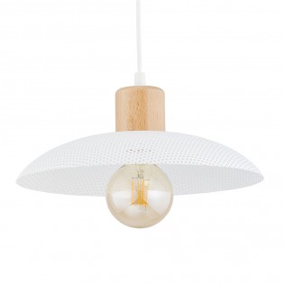 Lámpe de plafond Briana Blanc