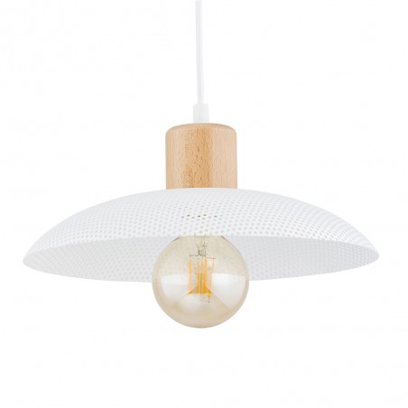Lámpe de plafond Briana Blanc