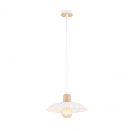 Lámpe de plafond Briana Blanc