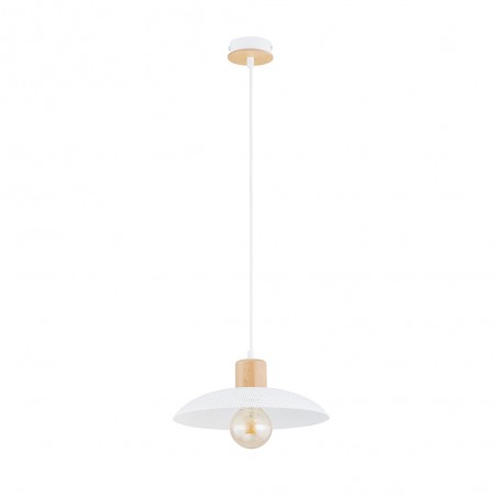 Lámpe de plafond Briana Blanc