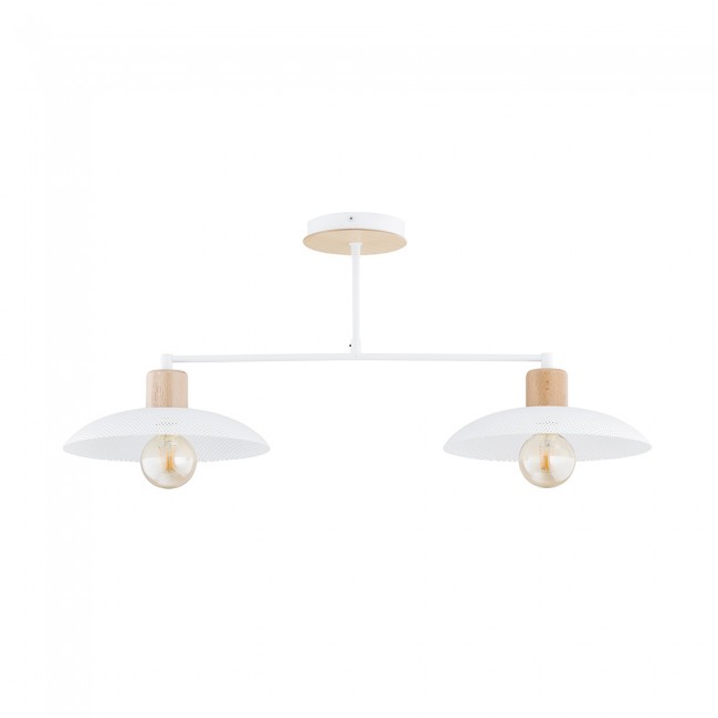 Lámpe de plafond Briana Blanc (2 lumieres)