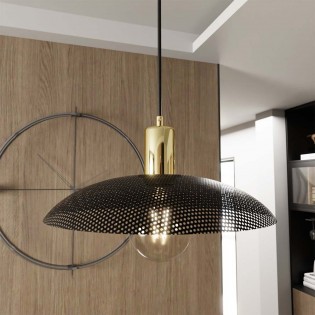 Lámpe de plafond Cima Noir