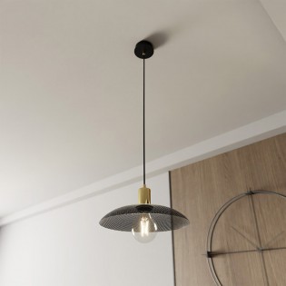Lámpe de plafond Cima Noir