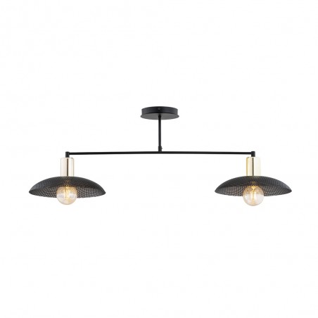 Lámpe de plafond Cima Noir (2 lumieres)
