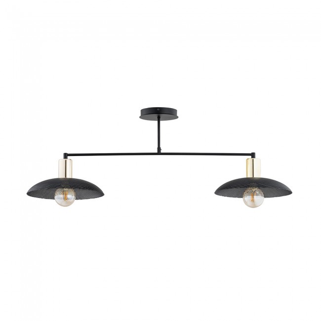 Lámpe de plafond Cima Noir (2 lumieres)
