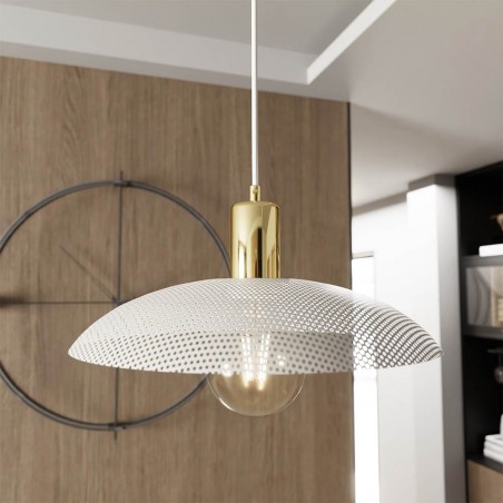Lámpe de plafond Cima Blanc