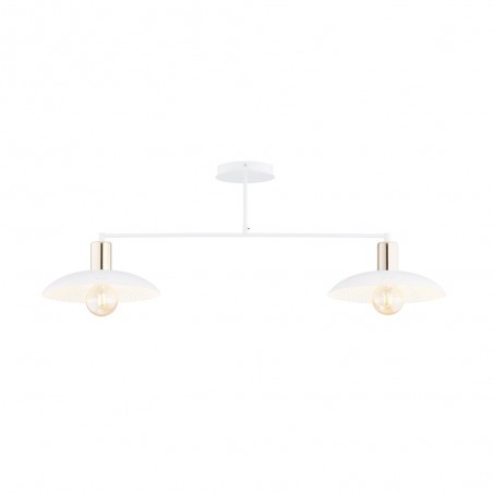 Lámpe de plafond Cima Blanc (2 lumieres)