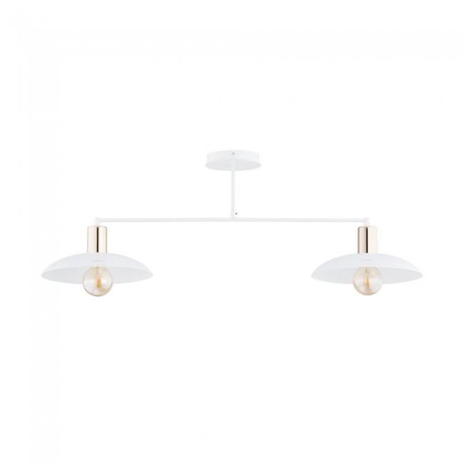 Lámpe de plafond Cima Blanc (2 lumieres)