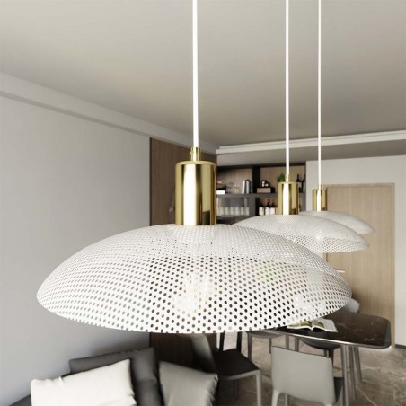Lámpe de plafond Cima Blanc (3 lumieres)