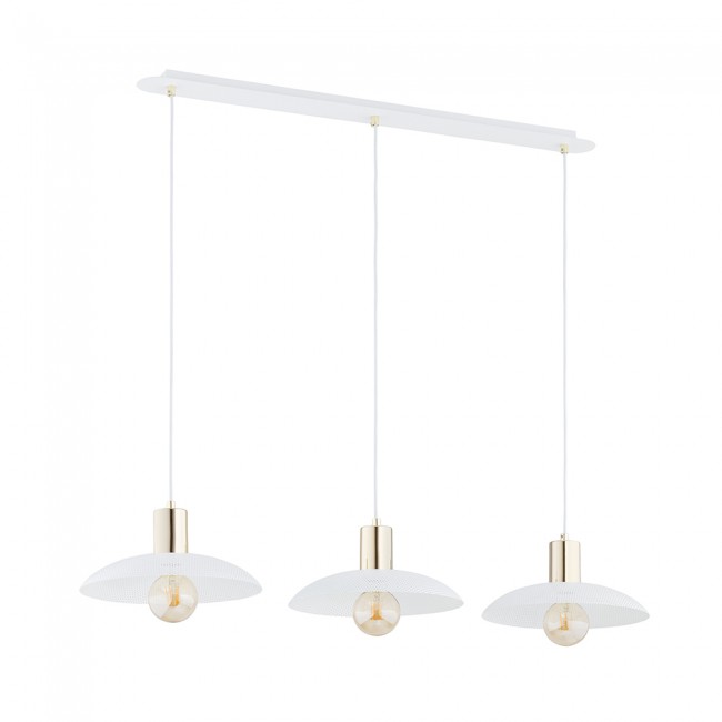 Lámpe de plafond Cima Blanc (3 lumieres)