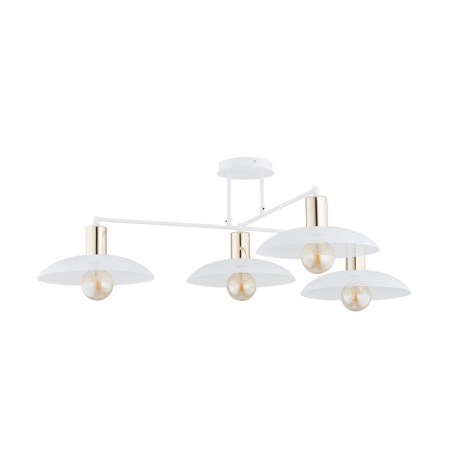 Lámpe de plafond Cima Blanc (4 lumieres)