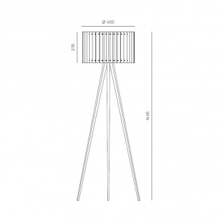 Lampadaire Dira