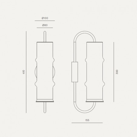 Applique Murale LED Canna (12W)