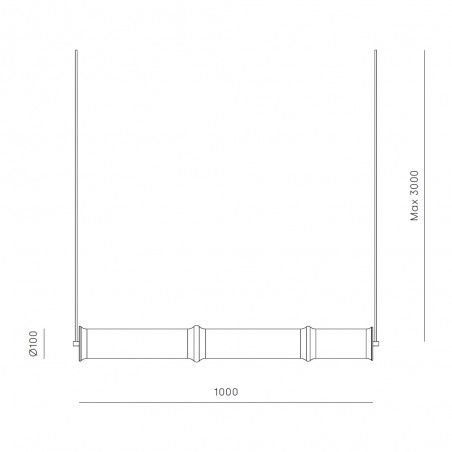 Suspension LED Canna (20W)