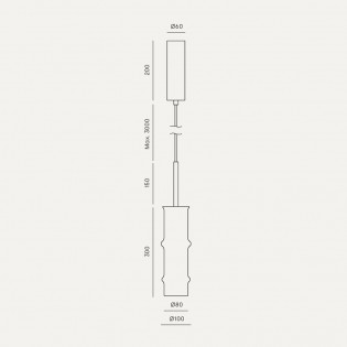 Suspension LED Canna (9W)