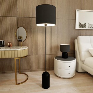 Lámpadaire Canda Noir+Blanc