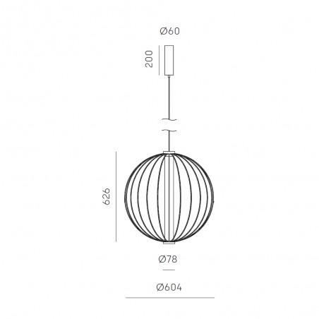 Suspension LED Pepo 60 (15W)