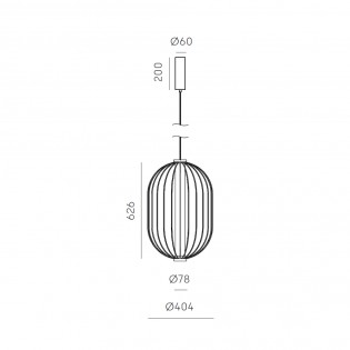 Suspension LED Pepo 40 (15W)