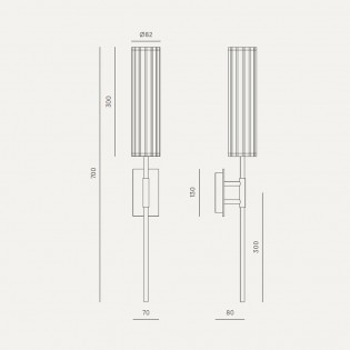 Applique Murale LED Niro (8W)