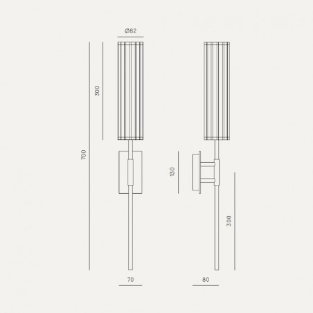 Applique Murale LED Niro (8W)