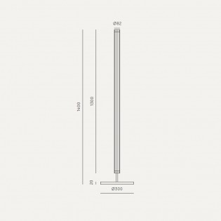 Lampadaire LED Niro (30W)