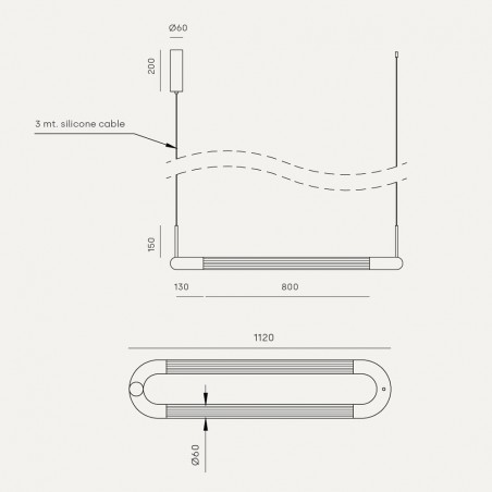 Suspension LED Iman (36W)