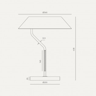 Lampe á poser Aider