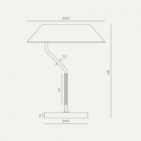 Lampe á poser Aider