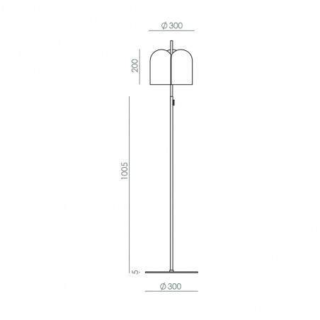 Lampadaire LED Oket (10W)