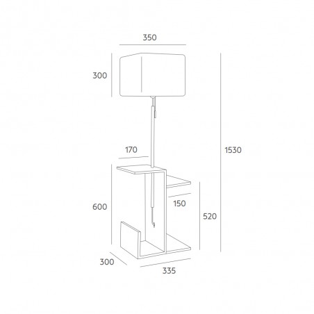 Lampadaire FUSTA I