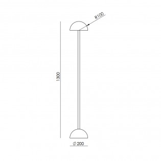 Lampadaire LED Big Dussa (9W)