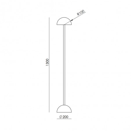 Lampadaire LED Big Dussa (9W)