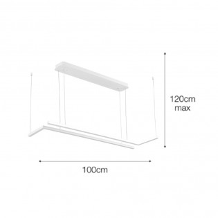 Lámpe de plafond LED Brava (44W)
