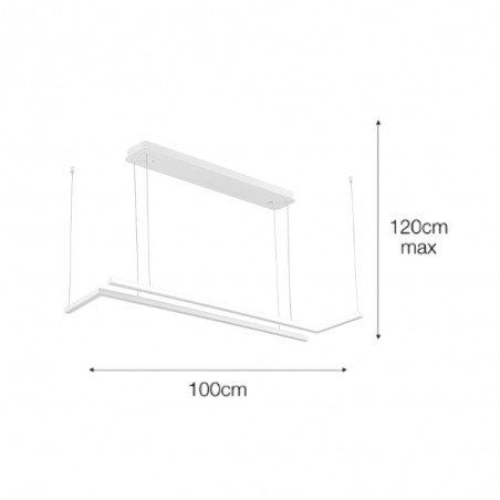 Lámpe de plafond LED Brava (44W)