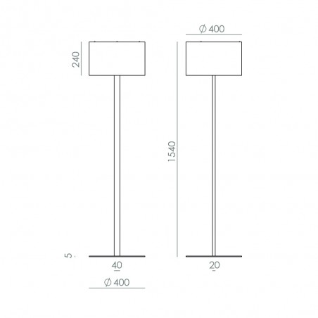 Lampadaire Rems