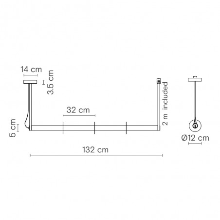 Suspension LED Roseline (25W)