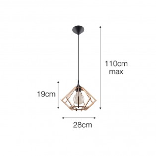 Lámpe a suspension Bosc III