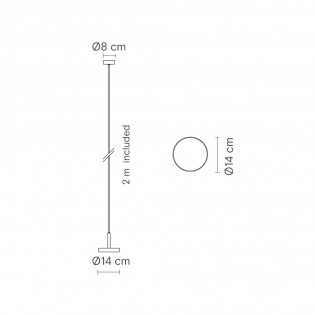Suspension LED Rafaela Mono (11.80W)