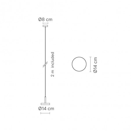 Suspension LED Rafaela Mono (11.80W)