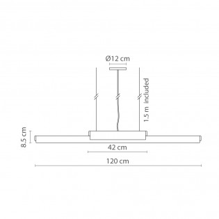 Suspension LED Rudi 2700K (32W)