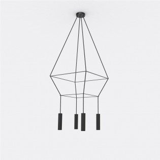 Lampe de suspension Rose (4 lumieres)