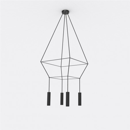 Lampe de suspension Rose (4 lumieres)