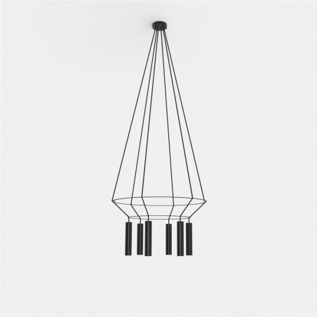 Lampe de suspension Rose (6 lumieres)
