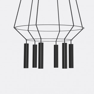 Lampe de suspension Rose (6 lumieres)