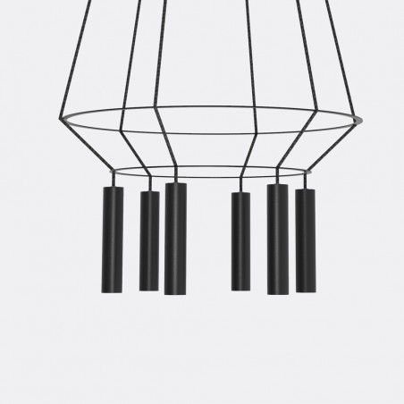 Lampe de suspension Rose (6 lumieres)