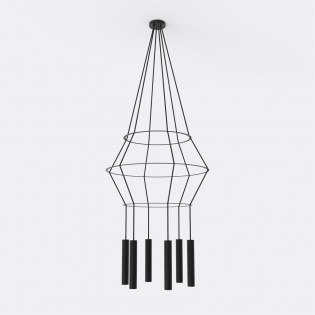 Lampe de suspension Rose (6 lumieres)